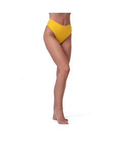 Бікіні з високою талією Nebbia Sporty Bottom 555 - жовтий/S