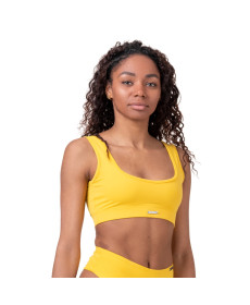 Жіночий топ, бюстгальтер Nebbia Miami Sporty Bralette 554 - жовтий/М