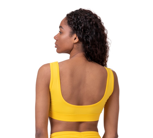 Жіночий топ, бюстгальтер Nebbia Miami Sporty Bralette 554 - жовтий/М Жіночий топ, бюстгальтер Nebbia Miami Sporty Bralette 554 - жовтий/М