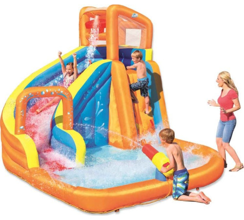 Надувний дитячий майданчик Bestway Turbo Splash Water Zone 365x320 см (53301)