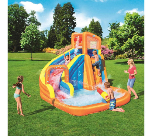 Надувний дитячий майданчик Bestway Turbo Splash Water Zone 365x320 см (53301)
