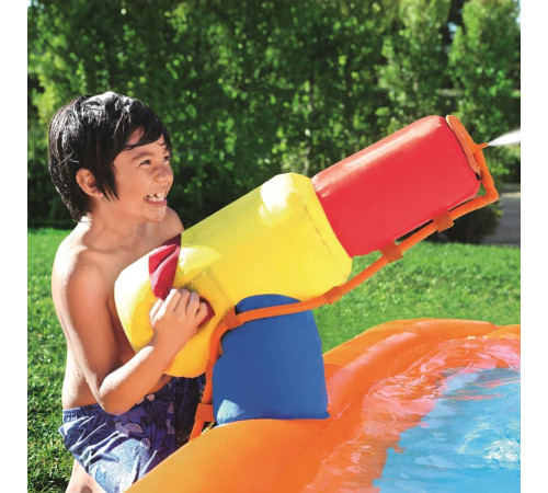 Надувний дитячий майданчик Bestway Turbo Splash Water Zone 365x320 см (53301)