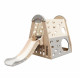 Дитяча гірка inSPORTline Climbino, 133,7 x 255,3 x 108 см, сіра