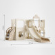 Дитячий ігровий майданчик Playground inSPORTline Nikino 123 x 201 x 207 см, бежевий