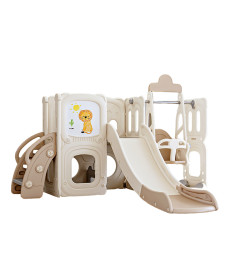 Дитячий ігровий майданчик Playground inSPORTline Nikino 123 x 201 x 207 см, бежевий