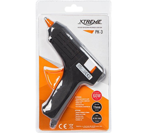 Клейовий пістолет Blow 11 мм 60 Вт PK-3 xtreme Клейовий пістолет Blow 11 мм 60 Вт PK-3 xtreme