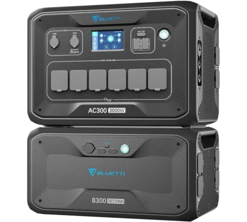 Зарядна станція BLUETTI AC300 + battery module B300 Зарядна станція BLUETTI AC300 + battery module B300
