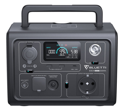 Зарядна станція Bluetti EB3A Portable Power Station Зарядна станція Bluetti EB3A Portable Power Station