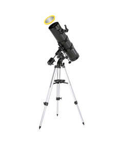 Телескоп Bresser Pollux 150/750 EQ3 Solar Carbon з сонячним фільтром і адаптером для смартфона 