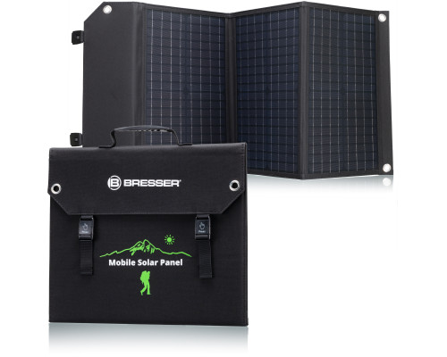 Портативний зарядний пристрій сонячна панель Bresser Mobile Solar Charger 60 Watt USB DC (3810050)