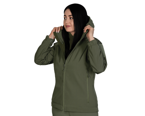 Жіноча куртка Stalker SoftShell Олива (7441), XL