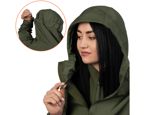 Жіноча куртка Stalker SoftShell Олива (7441), XL