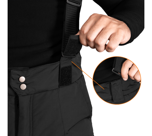 Зимові штани Patrol Nylon Taslan Чорні (7357), XL Зимові штани Patrol Nylon Taslan Чорні (7357), XL