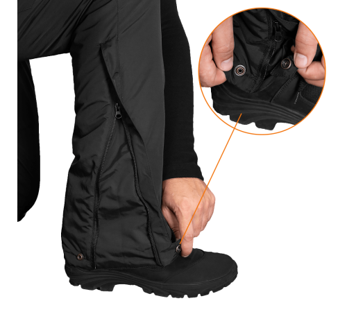 Зимові штани Patrol Nylon Taslan Чорні (7357), XL Зимові штани Patrol Nylon Taslan Чорні (7357), XL