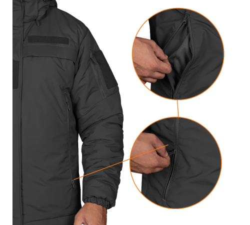 Зимова куртка Patrol System 3.0 Nylon Taslan Чорна (7273), M