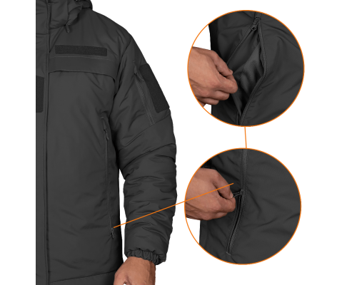 Зимова куртка Patrol System 3.0 Nylon Taslan Чорна (7273), XXL