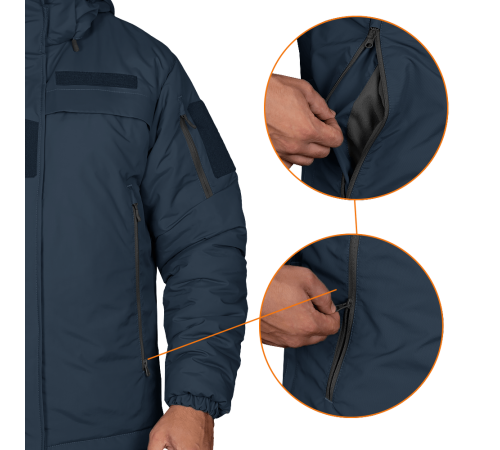 Зимова куртка Patrol System 3.0 Nylon Taslan Синя (7281), XS