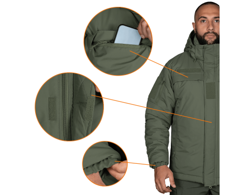 Зимова куртка Patrol System 3.0 Nylon Taslan Олива (7304), M