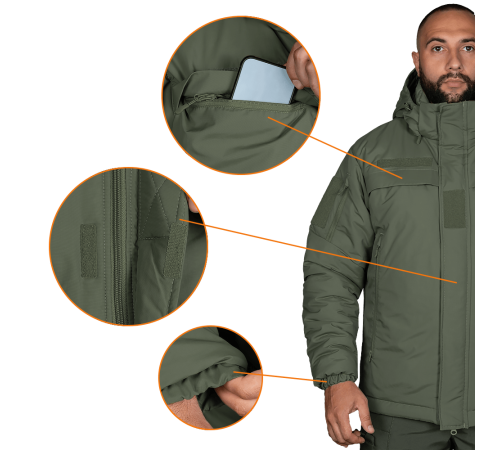 Зимова куртка Patrol System 3.0 Nylon Taslan Олива (7304), XL