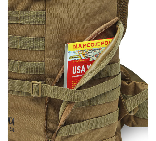 Рюкзак NILS CAMP NC3903 Maverick 65 л, коричневий