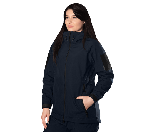 Жіноча куртка Stalker SoftShell Темно-синя (7443), XS