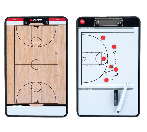 Дошка тактична Pure2Improve COACHBOARD BASKETBALL