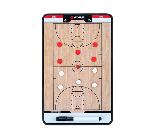 Дошка тактична Pure2Improve COACHBOARD BASKETBALL