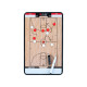 Дошка тактична Pure2Improve COACHBOARD BASKETBALL