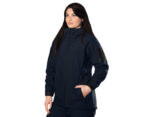 Жіноча куртка Stalker SoftShell Темно-синя (7443), M