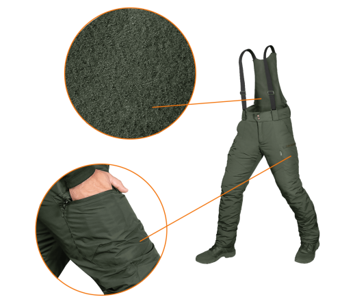 Зимові штани Patrol Nylon Taslan Олива (7355), XXL