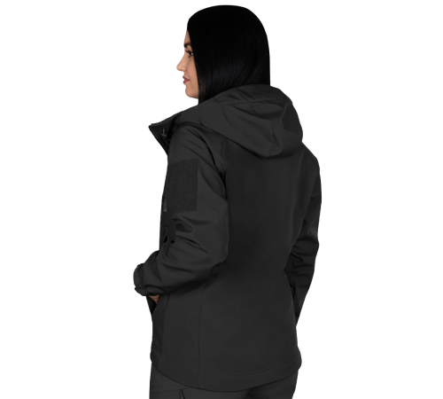 Жіноча куртка Stalker SoftShell Чорна (7442), M