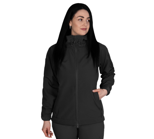 Жіноча куртка Stalker SoftShell Чорна (7442), L