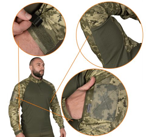 Бойова сорочка Raid Піксель/Олива (7608), XXXL Бойова сорочка Raid Піксель/Олива (7608), XXXL
