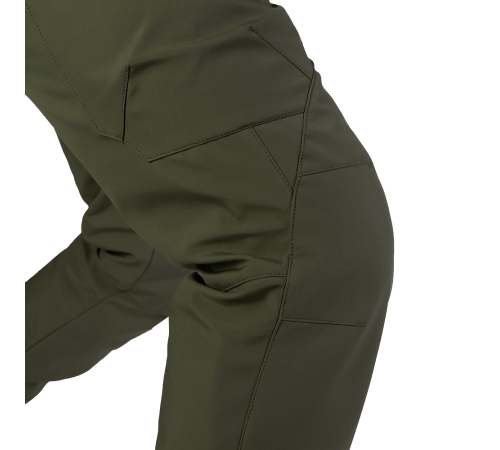 Зимові штани SoftShell Олива (6614), S Зимові штани SoftShell Олива (6614), S