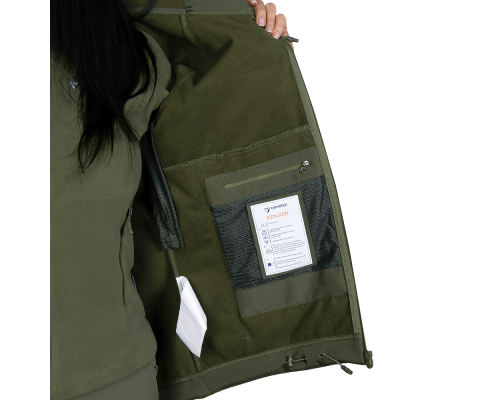 Жіноча куртка Stalker SoftShell Олива (7441), M