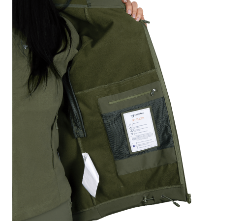 Жіноча куртка Stalker SoftShell Олива (7441), L