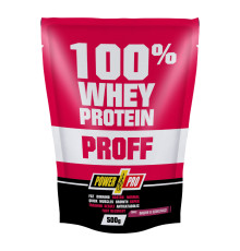 100% Whey Protein Proff Power Pro  - 500g Chocolate Cherry