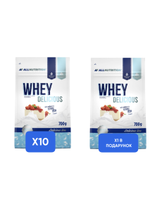Whey Delicious - 700g x10 +x1 Whey Delicious - 700g в подарунок!