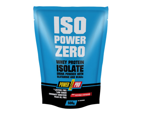 ISO Power Zero Power Pro - 500g Strawberry With Cream