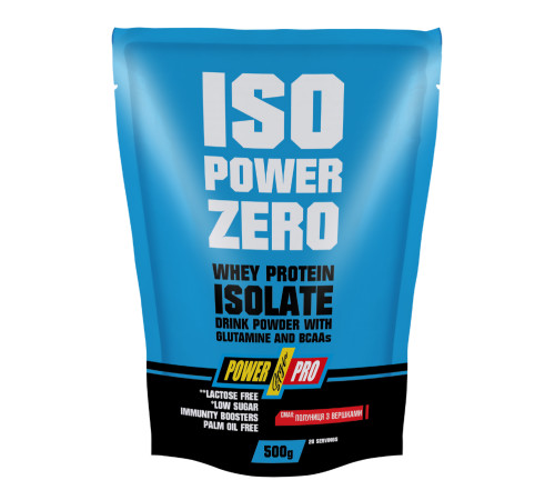 ISO Power Zero Power Pro - 500g Strawberry With Cream