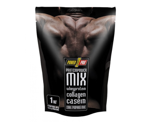 Whey Protein MIX Power Pro - 1000g Chocolat coconut