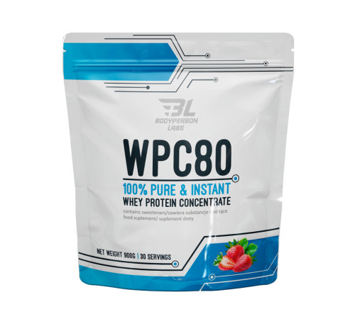 WPC80 Bodyperson Labs - 900g Strawberry WPC80 Bodyperson Labs - 900g Strawberry