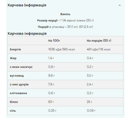 Slow-Release Casein Myprotein - 2.5kg Vanilla