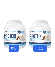 Protein Concentrate - 1800g x 10 + x1 Protein Concentrate - 1800g в подарунок!