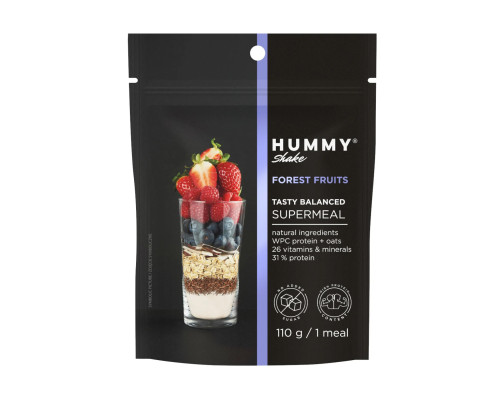 Шейк Hummy Shake Tasty Balanced Supermeal - 110г Лісові фрукти