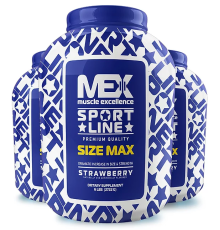 MEX Nutrition Size Max - 2720g Strawberry