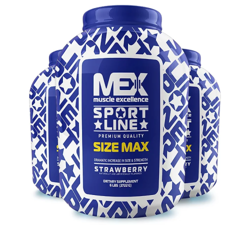 MEX Nutrition Size Max - 2720g Strawberry