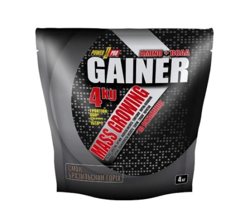 Gainer Power Pro- 4000g Brazil Nut Gainer Power Pro- 4000g Brazil Nut
