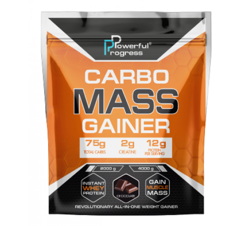 Carbo Mass Gainer - 2000g Chocolate Carbo Mass Gainer - 2000g Chocolate