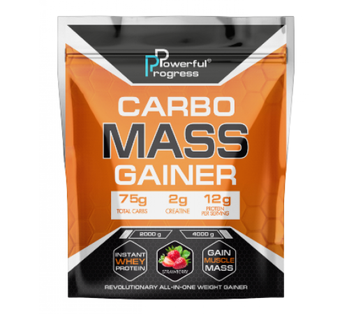 Carbo Mass Gainer - 4000g Strawberry Carbo Mass Gainer - 4000g Strawberry